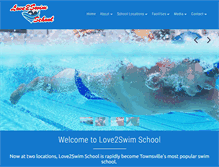 Tablet Screenshot of love2swimschool.com.au